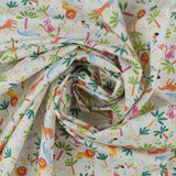 Coton imprimé - Les petits - 005 - Blanc