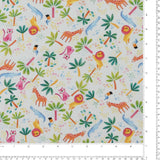 Coton imprimé - Les petits - 005 - Blanc