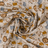 Coton imprimé - Les petits - 010 - Beige Pâle