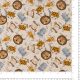 Coton imprimé - Les petits - 010 - Beige Pâle