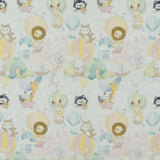 Coton imprimé - Les petits - 013 - Aqua Pâle