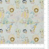 Coton imprimé - Les petits - 013 - Aqua Pâle