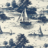 Printed Cotton - Ocean Voyage - 001 - Cream