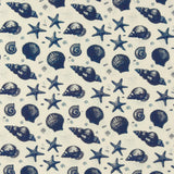 Printed Cotton - Ocean Voyage - 004 - Cream