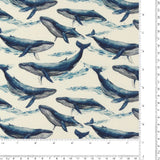 Printed Cotton - Ocean Voyage - 007 - Cream