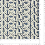 Printed Cotton - Ocean Voyage - 009 - Cream