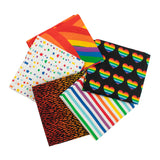 Paquet de pré-coupés - 18 x 21 po (46 x 52 cm) - 004 - Multicoleur