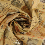 Printed Cotton - Sailing Away - 001 - Golden
