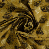 Printed Cotton - Sailing Away - 005 - Golden