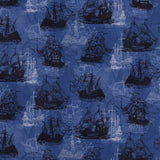 Coton imprimé - Le vent dans les voiles - 006 - Marine