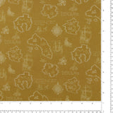 Printed Cotton - Sailing Away - 007 - Golden