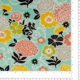 Printed Cotton - Lace garden - 001 - Spearmint