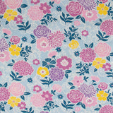 Printed Cotton - Lace garden - 002 - Perwinkle