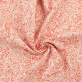 Printed Cotton - Lace garden - 010 - Tangerine