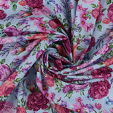 Coton imprimé - Prendre le thé - 002 - Blue Ciel