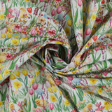 Coton imprimé - Prendre le thé - 006 - Blanc