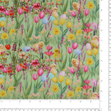 Coton imprimé - Prendre le thé - 007 - Menthe