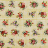 Coton imprimé - Prendre le thé - 008 - Jaune Vif