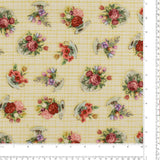 Coton imprimé - Prendre le thé - 008 - Jaune Vif