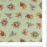 Coton imprimé - Prendre le thé - 009 - Menthe