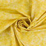 Coton imprimé - Prendre le thé - 010 - Jaune Vif