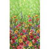 Printed Cotton - Floral Fields - 001 - Green