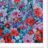 Printed Cotton - Floral Fields - 002 - Blue