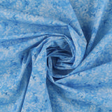 Coton imprimé - Champs fleuris - 010 - Bleu