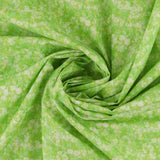 Coton imprimé - Champs fleuris - 011 - Vert