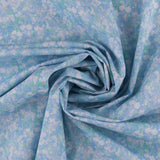 Coton imprimé - Champs fleuris - 012 - Bleu