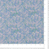 Coton imprimé - Champs fleuris - 012 - Bleu