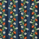Coton imprimé - Champs de fraises - 001 - Bleu Foncé