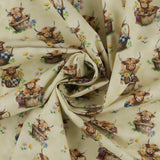 Coton Imprimé - Pays des Highlands - 004 - Crème