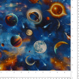 Printed Cotton - Out of this World - 001 - Blue