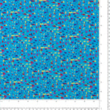 Printed Cotton - CONFETTI - 002 - Blue
