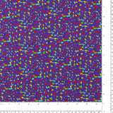 Printed Cotton - CONFETTI - 005 - Purple