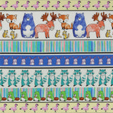 Printed Cotton - 1-2-3 Animal Coordinates - 004 - Multicolor