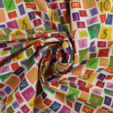 Printed Cotton - 1-2-3 Animal Coordinates - 006 - Multicolor