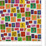 Printed Cotton - 1-2-3 Animal Coordinates - 006 - Multicolor