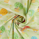 Coton Imprimé Coordonné - COPAINS DE BÉBÉ - 002 - Vert Pâle