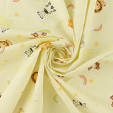 Coton Imprimé Coordonné - COPAINS DE BÉBÉ - 004 - Jaune Pâle