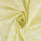 Coton Imprimé Coordonné - COPAINS DE BÉBÉ - 006 - Jaune Pâle