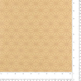 Coton Coordonné - AVANTI - Ava - 004 - Beige et Rouge Vin