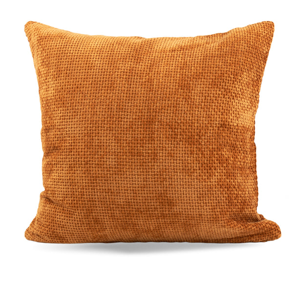 Decorative cushion cover - Rowe -Rust - 17 x 17''