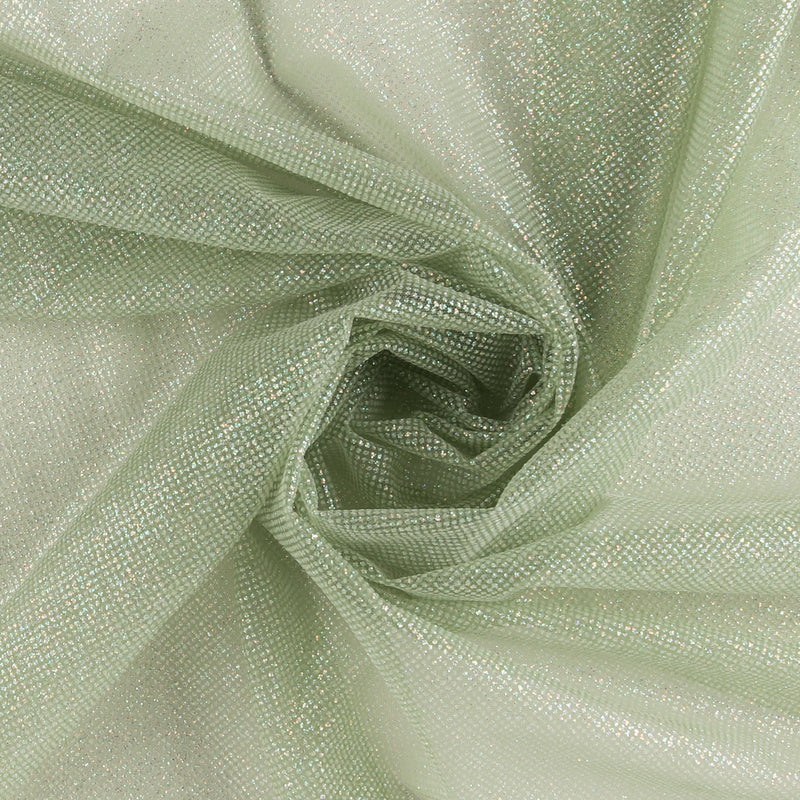 Crystal Glitter Tulle - Mint