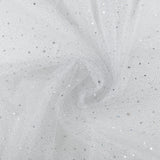Sparkling tulle with glittery dots - 000 - White