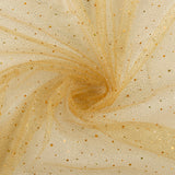 Sparkling tulle with glittery dots - 069 - Gold