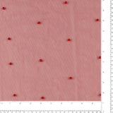 Tulle perlé - 312 - Rouge