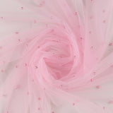 Tulle perlé - 410 - Rose