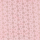 Tulle étoilé - Rouge/Or